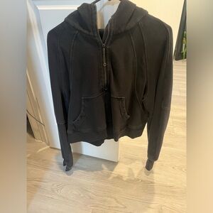 Lululemon black scuba hooded sweatshirt M/L